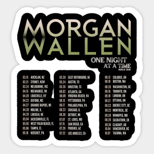 Morgan Wallen One Night At a Time Sticker
